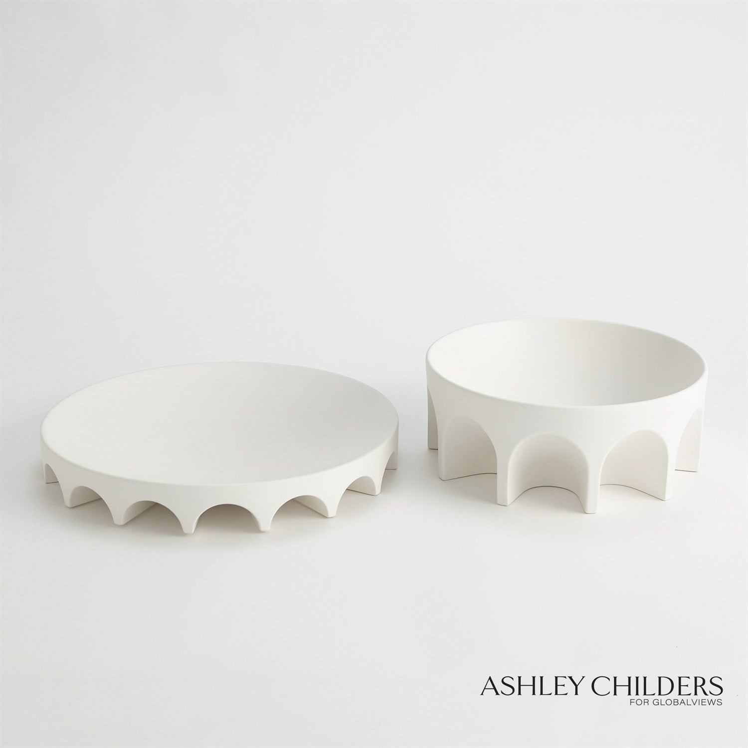 Global Views Arches Tabletop Pedestal by Ashley Childers
