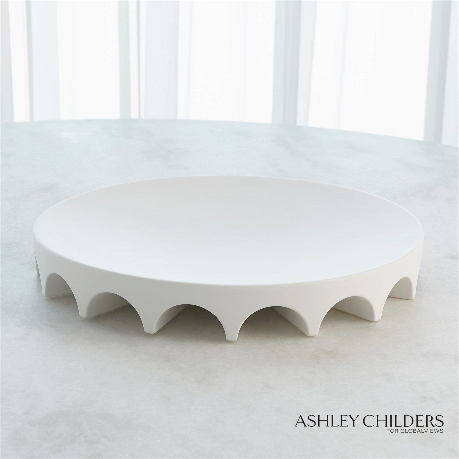 Global Views Arches Tabletop Pedestal by Ashley Childers