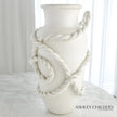 Global Views Matte White Twisted Amphora Vase