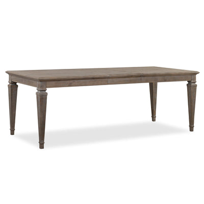Magnussen Home Lancaster Dovetail Grey Extendable Rectangular Dining Table