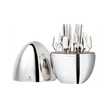 Christofle Mood Party 24-Piece Silver-Plated Flatware Set with Chest