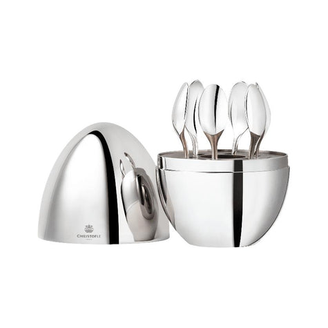 Christofle Mood Coffee 6-Piece Silver-Plated Espresso Spoon Set