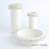 Global Views White Spike Low Bowl by Ashley Childers Clearance