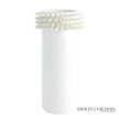 Global Views White Spike Cylinder Vase