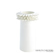 Global Views White Spike Cylinder Vase