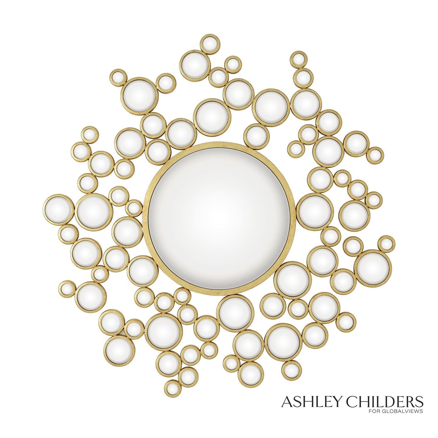 Global Views Aquarius Mirror by Ashley Childers Clearance