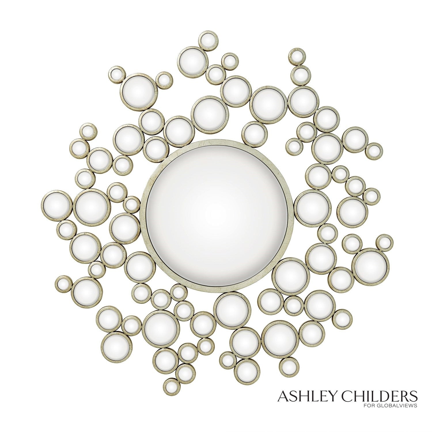 Global Views Aquarius Mirror by Ashley Childers Clearance
