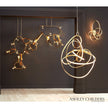 Global Views Convolution Chandelier by Ashley Childers Clearance