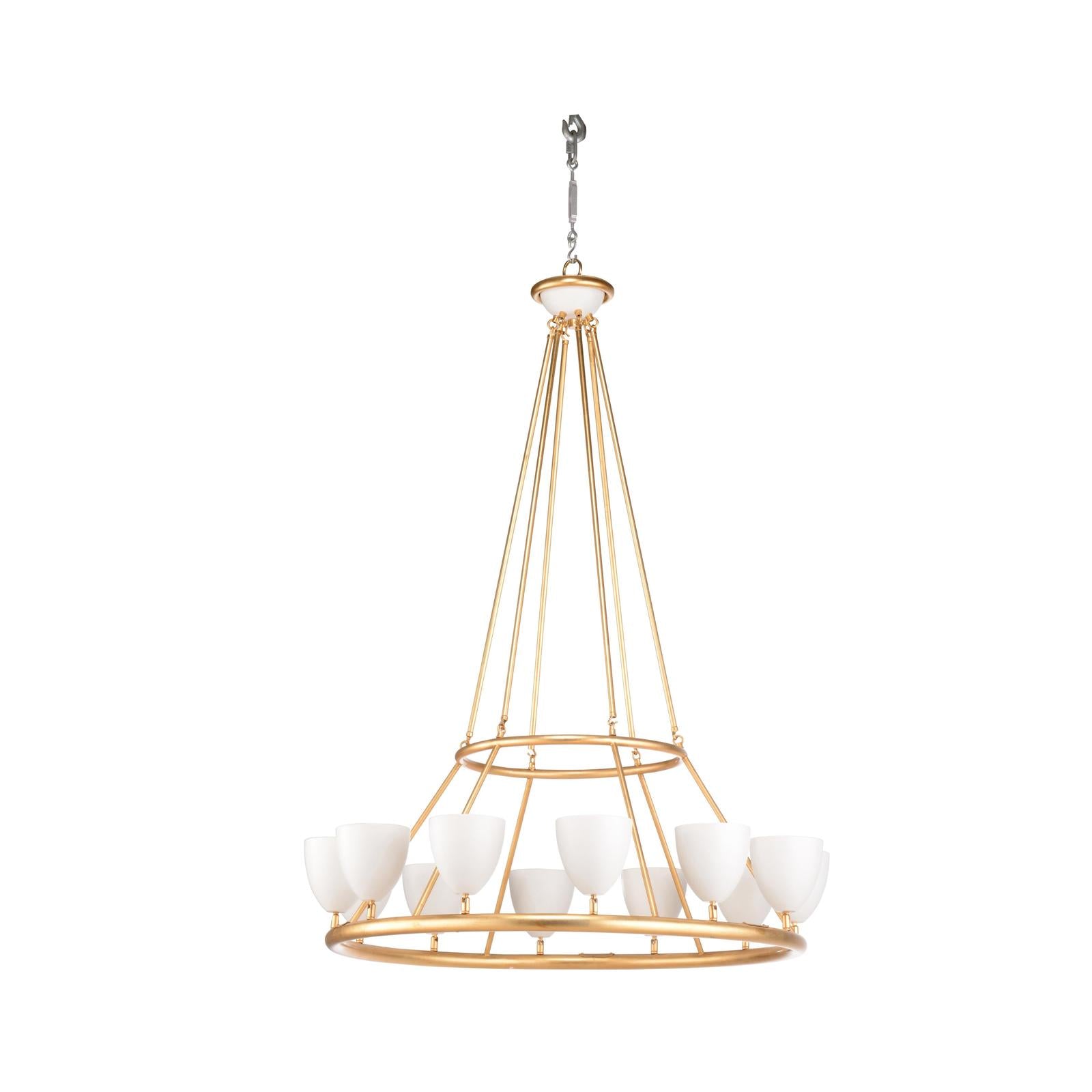 Wildwood Marilyn Gold Leaf Chandelier