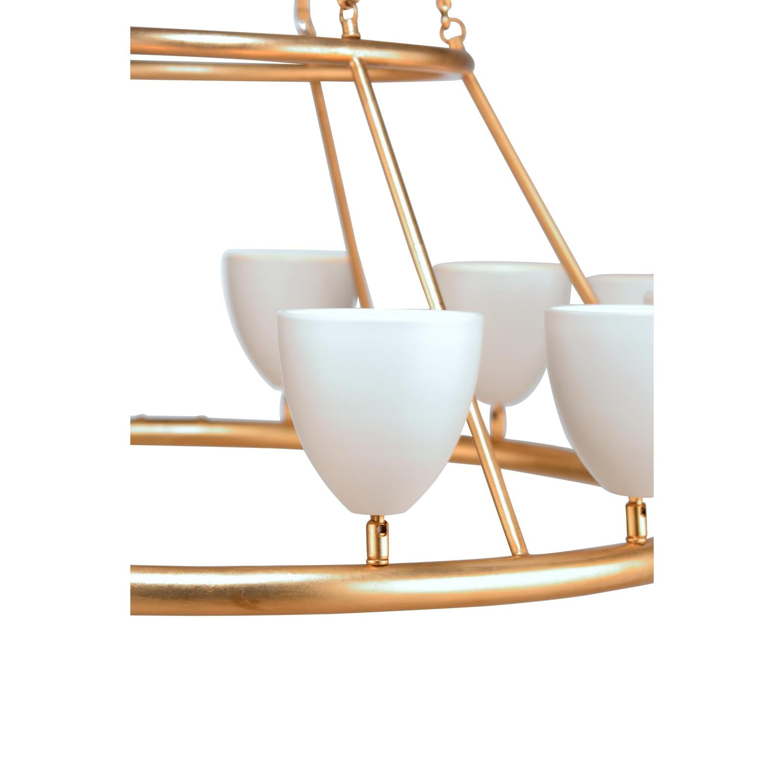 Wildwood Marilyn Gold Leaf Chandelier
