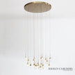 Global Views Satin Brass Leo Chandelier