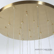 Global Views Satin Brass Leo Chandelier