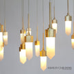 Global Views Satin Brass Leo Chandelier