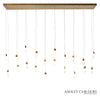Global Views Satin Brass Leo Chandelier