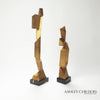 Global Views Gold Facet Sculpture by Ashley Childers Clearance