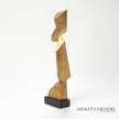 Global Views Gold Facet Sculpture