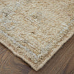 Feizy Grafton 69F8F Transitional Floral & Botanical Rug in Tan/Gray/Ivory