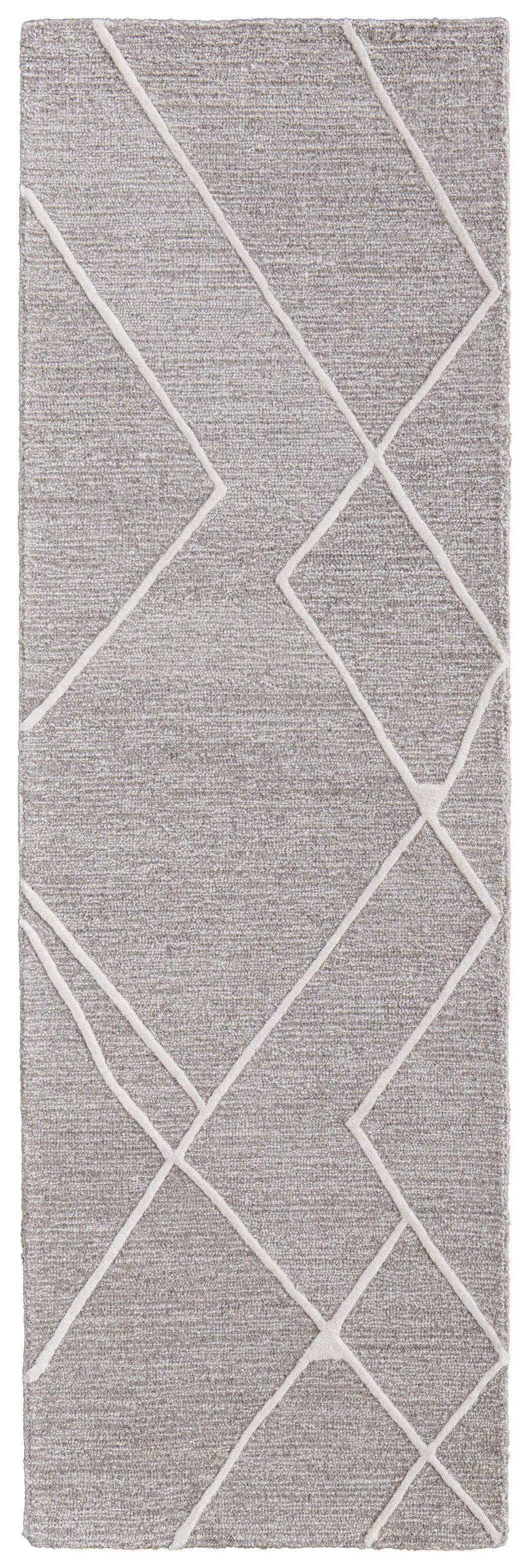 Feizy Euclid T8004 Rug in Gray/Ivory