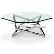 Magnussen Home Lenox Square Acadia White Octagonal Cocktail Table