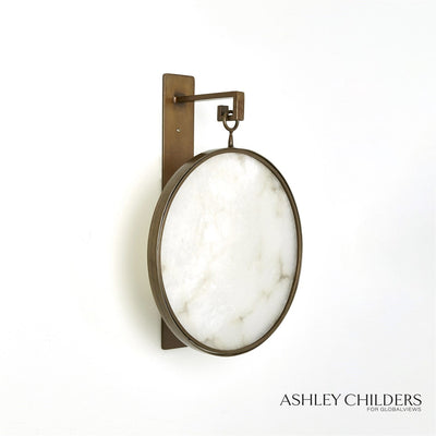 Global Views Black Bronze Anya Wall Sconce by Ashley Childers