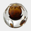 Global Views Cut Glass Vase