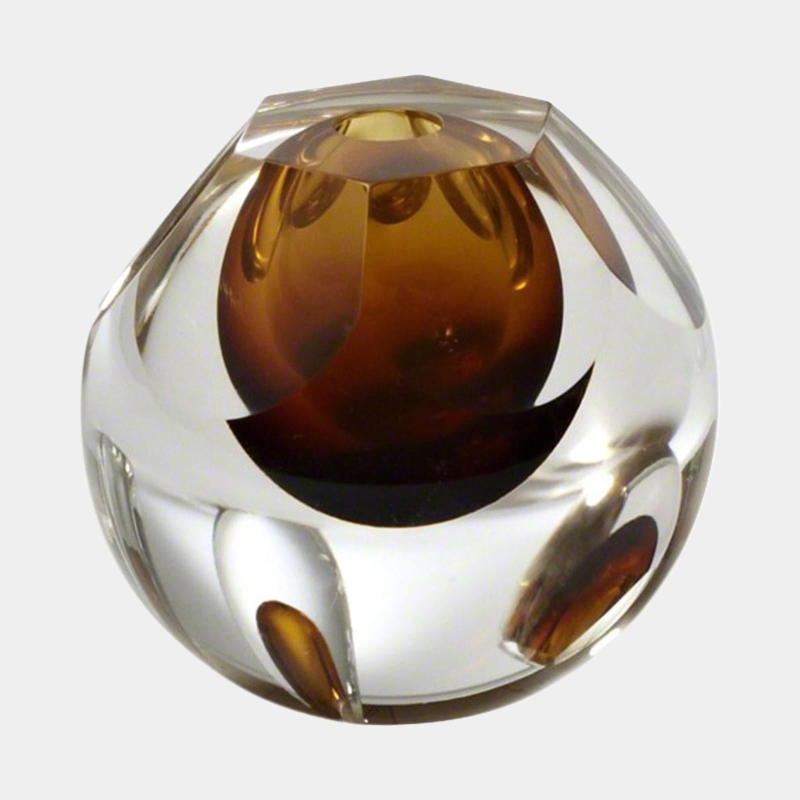 Global Views Cut Glass Vase