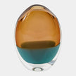 Global Views Pistachio Amber Oval Vase