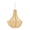 Hudson Valley Lighting Cascade Lake 4 Light 30 inch Aged Brass Pendant Ceiling Light