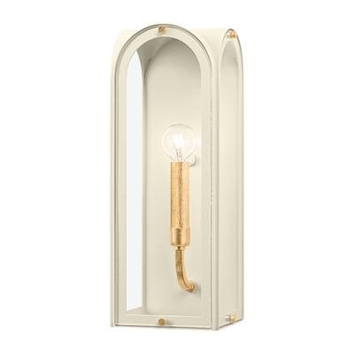 Hudson Valley Lighting Lincroft 1 Light 6 inch Vintage Gold Leaf/Soft Sand Wall Sconce Wall Light