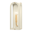 Hudson Valley Lighting Lincroft 1 Light 6 inch Vintage Gold Leaf/Soft Sand Wall Sconce Wall Light