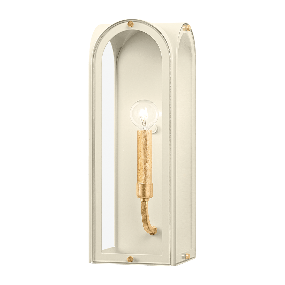Hudson Valley Lighting Lincroft 1 Light 6 inch Vintage Gold Leaf/Soft Sand Wall Sconce Wall Light