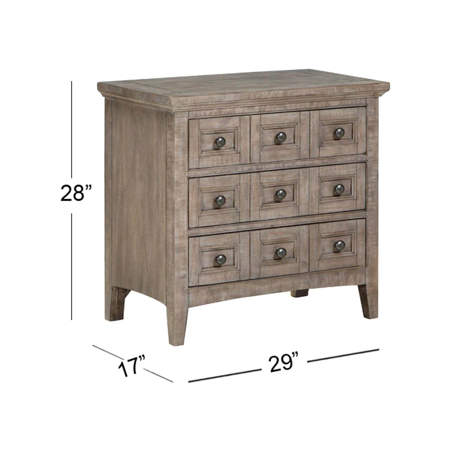 Magnussen Home Paxton Place Dovetail Grey Drawer Nightstand
