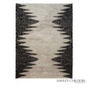 Global Views Beige Black Tristan Rug