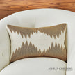 Global Views Gold Seed Beads Bone Tristan Pillow by Ashley Childers