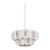 Hudson Valley Lighting Amalfi 8 Light Vintage Gold Leaf Chandelier Ceiling Light