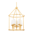 Hudson Valley Lighting Torch 5 Light 25 inch Gold Leaf Lantern Ceiling Light Clearance