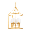 Hudson Valley Lighting Torch 5 Light 25 inch Gold Leaf Lantern Ceiling Light Clearance