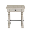 Magnussen Home Bronwyn Alabaster Rectangular End Table