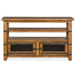 Magnussen Home Chesterfield Farmhouse Timber Rectangular Sofa Table