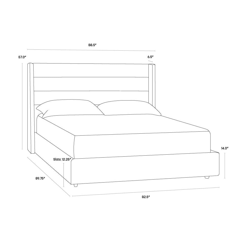 Sunpan Emmit Bed