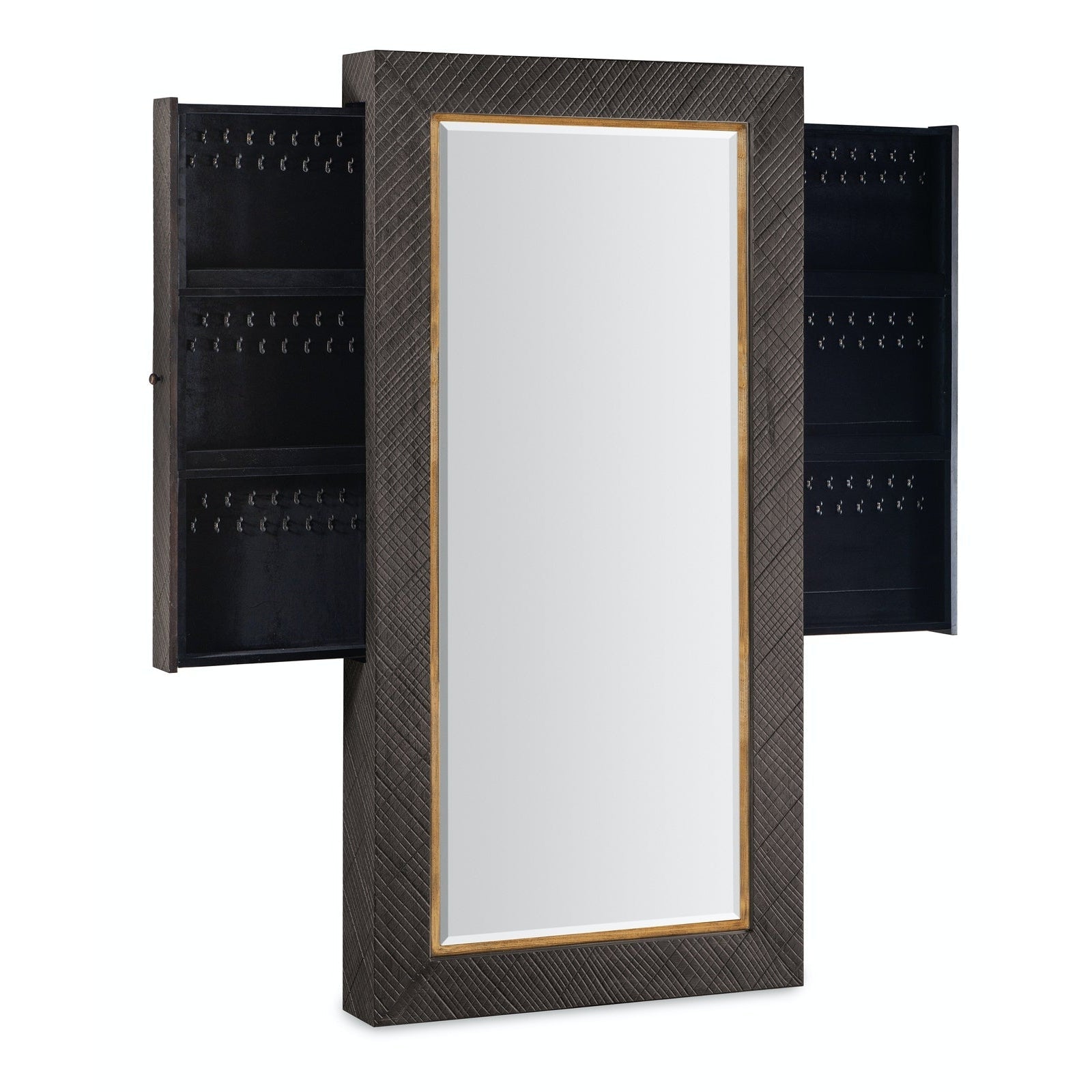 Hooker Furniture Big Sky Floor Mirror with Jewelry Storage