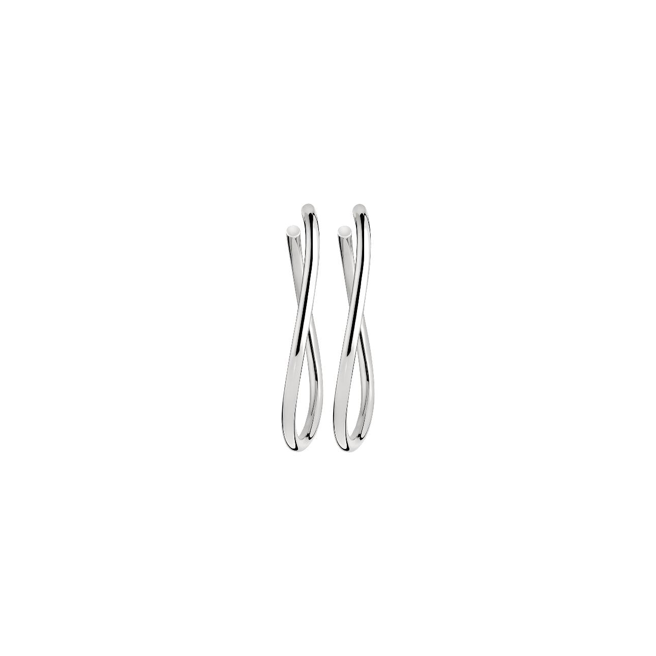Christofle Idole de Christofle Sterling Silver Large Hoop Earrings