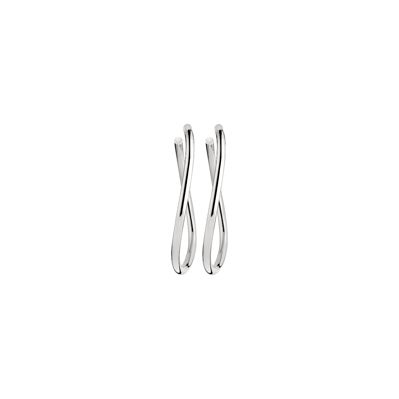 Christofle Idole de Christofle Sterling Silver Large Hoop Earrings