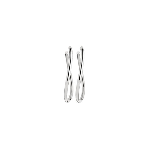Christofle Idole de Christofle Sterling Silver Large Hoop Earrings