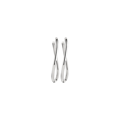 Christofle Idole de Christofle Sterling Silver Large Hoop Earrings