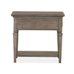 Magnussen Home Lancaster Dovetail Grey End Table