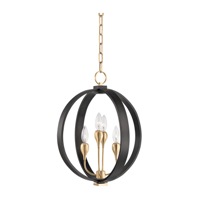 Hudson Valley Lighting Dresden 4 Light 16 inch Aged Old Bronze Lantern Ceiling Light