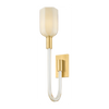 Hudson Valley Lighting Chester Park 1 Light 3.75 inch Aged Brass Wall Sconce Wall Light