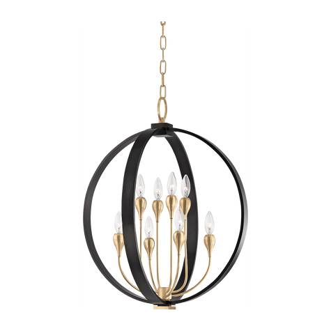Hudson Valley Lighting Dresden 8 Light 22 inch Lantern Ceiling Light