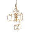 Wildwood Cubist Gold Chandelier